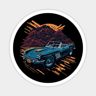 Chevrolet Corvette Classic Car Magnet